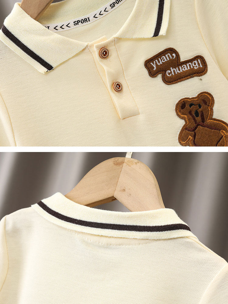 Baby Boy Clothing Sets Embroidery Short Sleeve T-shirt+Shorts Children 2Pcs Suit 1-5Y