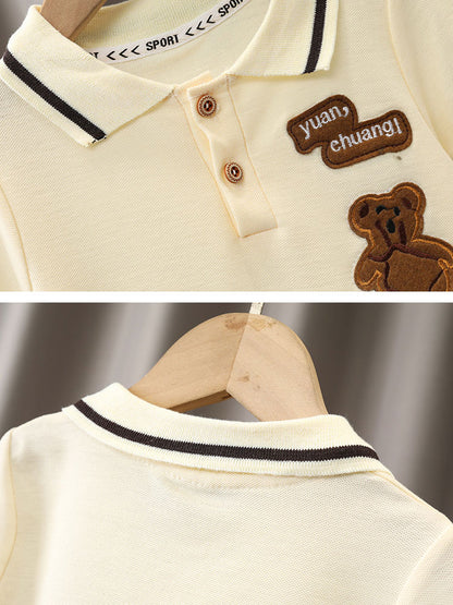 Baby Boy Clothing Sets Embroidery Short Sleeve T-shirt+Shorts Children 2Pcs Suit 1-5Y